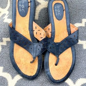 Bøc black sandals